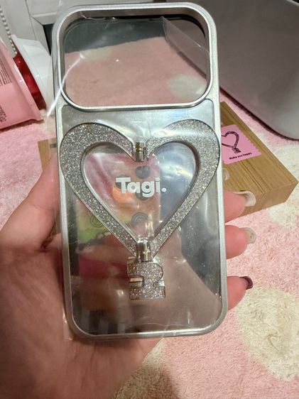 caseiphone17pro tagi ของแท้สีเงิน รูปที่ 2