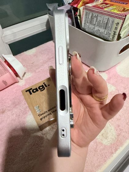 caseiphone17pro tagi ของแท้สีเงิน รูปที่ 8