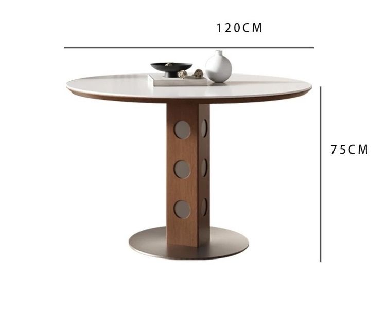 โต๊ะอาหารหิน โต๊ะกลม ใช้สำหรับ7-8คน ออกแบบสวย อยู่บางนา รูปที่ 5