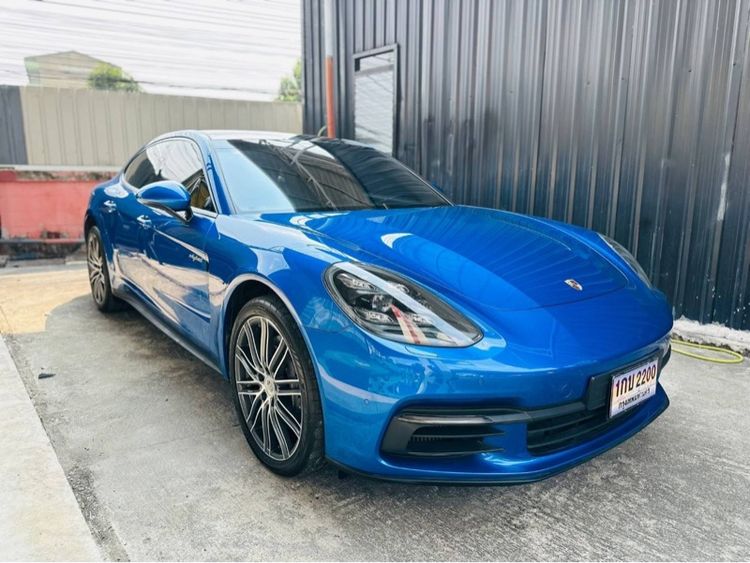Porsche Panamera 2019 2.9 4 E-Hybrid 4WD Sedan เบนซิน ไม่ติดแก๊ส เกียร์อัตโนมัติ น้ำเงิน รูปที่ 3