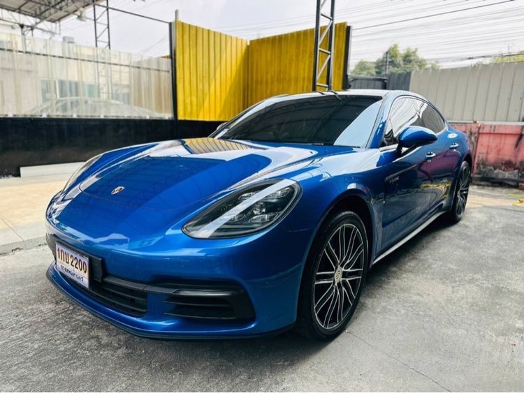 Porsche Panamera 2019 2.9 4 E-Hybrid 4WD Sedan เบนซิน ไม่ติดแก๊ส เกียร์อัตโนมัติ น้ำเงิน รูปที่ 2