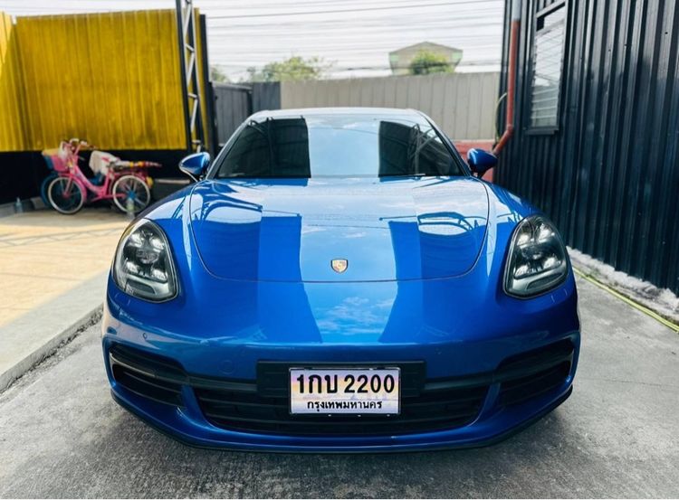 Porsche Panamera 2019 2.9 4 E-Hybrid 4WD Sedan เบนซิน ไม่ติดแก๊ส เกียร์อัตโนมัติ น้ำเงิน