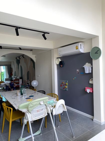 2017 ตกแต่งครบ เจ้าของขายเช่าเองSansiriตกแต่งบิ้วอินทั้งหลัง ทาวน์เฮ้าส์3ชั้น 30.4 ตร. ว. พื้นที่ ใช้สอย 218 ตร ม หมู่บ้านทาวน์ อเวนิวรัตนาธิเบศร์ รูปที่ 3