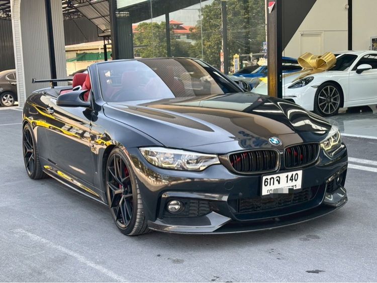 BMW Series 4 2018 430i Sedan เบนซิน ไม่ติดแก๊ส เกียร์อัตโนมัติ ดำ รูปที่ 2