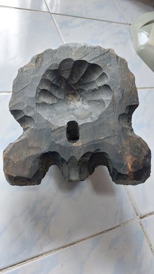 หัวหมีแกะสลัก ไม้เก่าแท้  รูปที่ 7