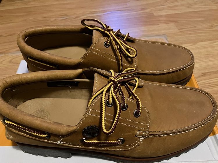 รองเท้า Timberland Made in DOMINICAN เย็บด้วยเชือกเทียน มีเบอร์11 กับ เบอร์ 12 ของแท้ ยังไม่เคยใส่ สวยมาก รูปที่ 4