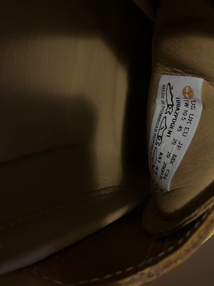 รองเท้า Timberland Made in DOMINICAN เย็บด้วยเชือกเทียน มีเบอร์11 กับ เบอร์ 12 ของแท้ ยังไม่เคยใส่ สวยมาก รูปที่ 10