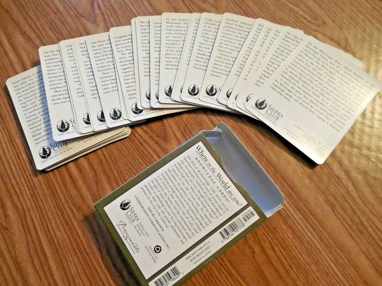 ชุดบัตรความรู้ - คุณอยู่ที่ไหนในโลกนี้ A Quiz Deck of Where in the World are you รูปที่ 3