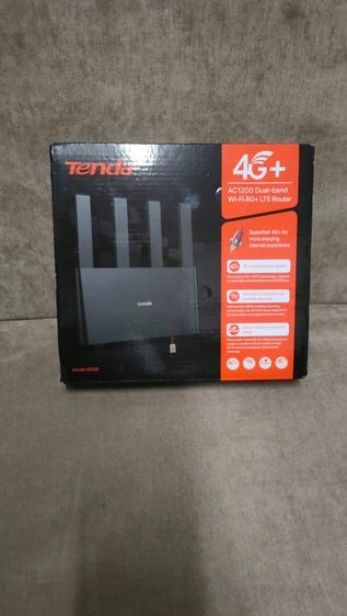 อุปกรณ์เครือข่าย Tenda 4G08 เราเตอร์ใส่ซิม AC1200 Wireless Dual Band 4G CAT6 Router Wifi.  แถม HOCO HI34 ตัวรับสัญญาณ WiFi6