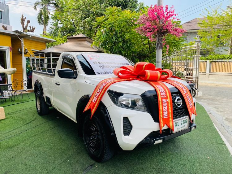 Nissan Navara 2022 2.5 SL Pickup ดีเซล ไม่ติดแก๊ส เกียร์ธรรมดา ขาว รูปที่ 3