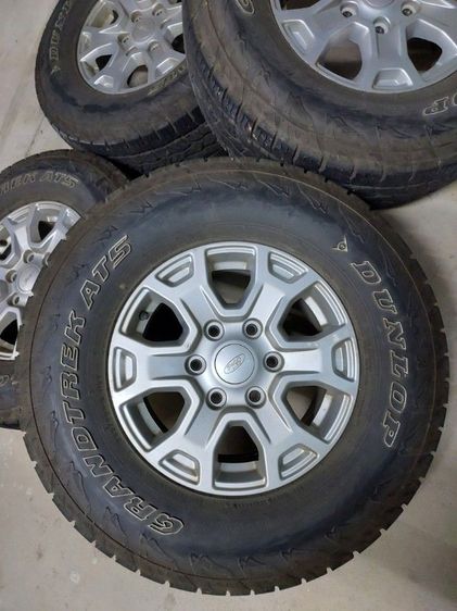 ยาง Dunlop Grandtrek AT5 แม็กเดิมฟอร์ดแรนเจอร์ ครบชุด(4 ล้อ) หน้ากว้าง 265  แก้มสูง 70 ขอบ 16 ปี2024

ใช้งานน้อยเฉลี่ยวันละไม่ถึง 30 โล รูปที่ 2