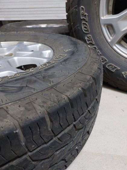 ยาง Dunlop Grandtrek AT5 แม็กเดิมฟอร์ดแรนเจอร์ ครบชุด(4 ล้อ) หน้ากว้าง 265  แก้มสูง 70 ขอบ 16 ปี2024

ใช้งานน้อยเฉลี่ยวันละไม่ถึง 30 โล รูปที่ 5