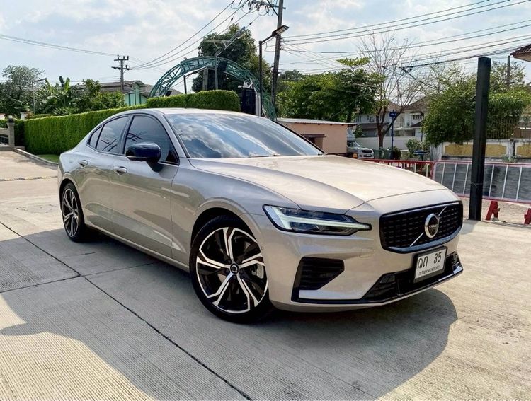 Volvo S60 2024 2.0 T8 R-Design 4WD Sedan ไฮบริด ไม่ติดแก๊ส เกียร์อัตโนมัติ น้ำตาล รูปที่ 4