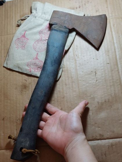 เครื่องรางขวานหลวงพ่อเดิมวัดหนองโพยาว 15 นิ้วเก่า รูปที่ 3