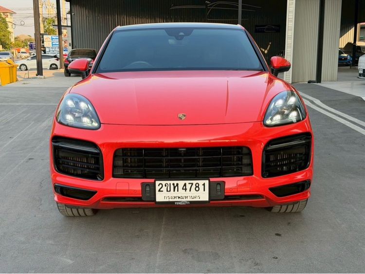 รถ Porsche Cayenne 3.0 S E-Hybrid 4WD สี ส้ม
