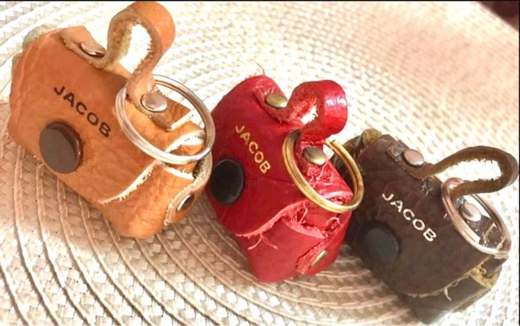 พวงกุญแจ หนังแท้ แบรนด์Jacob รูปที่ 3