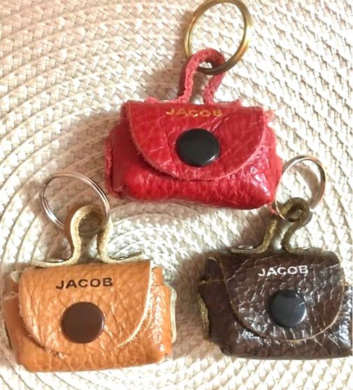 พวงกุญแจ หนังแท้ แบรนด์Jacob