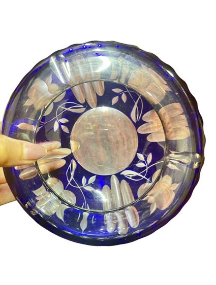 ชุดแจกันและที่เขี่ยบุหรี่แก้วคริสตัลเจียร รูปที่ 6