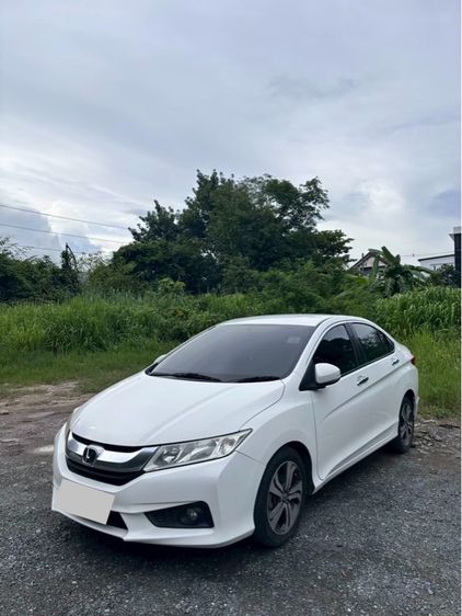Honda City 2014 Sedan เบนซิน ไม่ติดแก๊ส เกียร์อัตโนมัติ ขาว รูปที่ 2