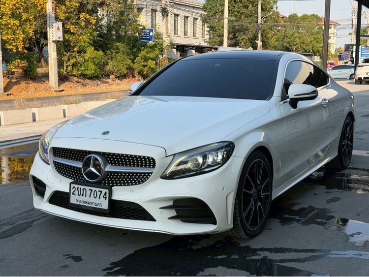 Mercedes-Benz C-Class 2019 C200 Sedan เบนซิน ไม่ติดแก๊ส เกียร์อัตโนมัติ ขาว รูปที่ 3