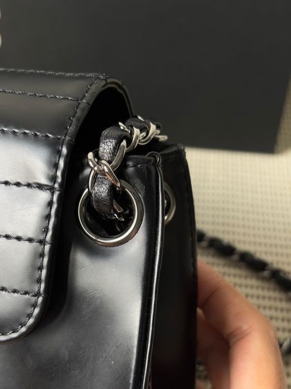 Ch🤍nel Push Lock Accordion Flap มือสองแท้💯 รูปที่ 5