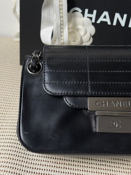 Ch🤍nel Push Lock Accordion Flap มือสองแท้💯 รูปที่ 3