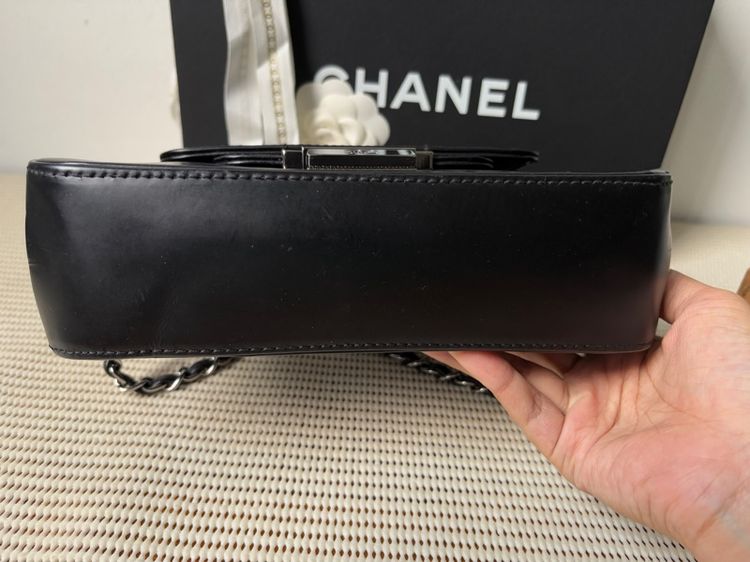 Ch🤍nel Push Lock Accordion Flap มือสองแท้💯 รูปที่ 9