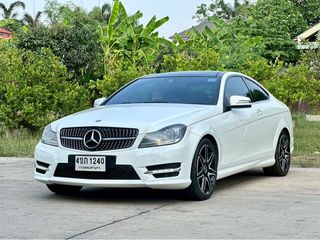 2013 BENZ C180 COUPE AMG สีขาว เลข