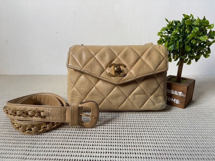 Ch🧡nel vintage belt bag มือสองแท้💯