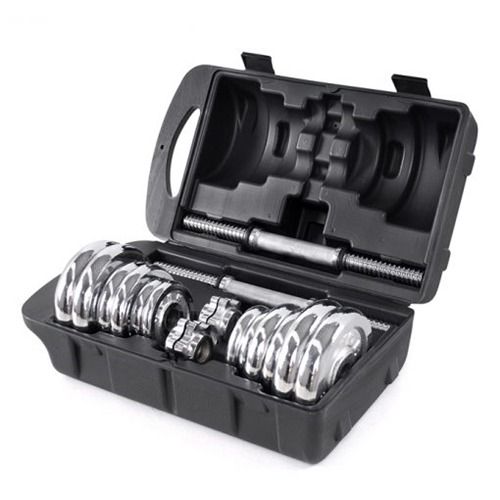 🔥มือ 1 - ดัมเบลเหล็กชุบโครเมียม ปรับน้ำหนักได้ 20 กิโลกรัม พร้อมแกนต่อเป็นบาร์เบล ฟรีกล่องจัดเก็บ รูปที่ 8