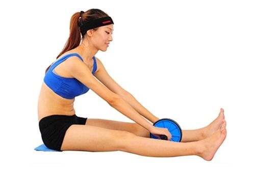 🔥มือ 1 - ล้อคู่ออกกำลังกายกล้ามท้อง Abs wheels แถมแผ่นรองเข่า - ลูกกลิ้งหน้าท้อง abs roller รูปที่ 8