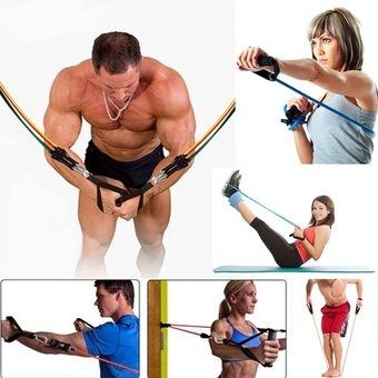 🔥มือ 1 - ยางยืดออกกำลังกาย รุ่นหัวตะขอใหญ่ Resistance band 11 pcs - ยางยืดสายแรงต้าน สร้างกล้ามเนื้อ ลดไขมัน เวท รูปที่ 2