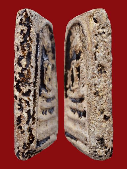 สวยมาก-องค์ครู ให้เช่า พระบ้าน  (1ในตำนาน) ชุดเบญจภาคี พระสมเด็จวัดระฆัง พิมพ์ใหญ่  จุ่มรักสีดำ  รูปที่ 11