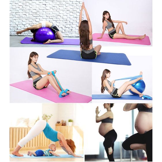 🔥มือ 1 - เสื่อโยคะยางสังเคราะห์คุณภาพ หนา 8 มม. ขนาด 183x61 cm. - Yoga mat แผ่นรองโยคะ รูปที่ 13