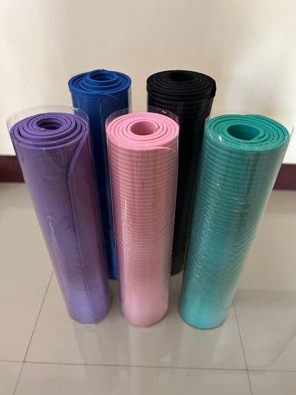 🔥มือ 1 - เสื่อโยคะยางสังเคราะห์คุณภาพ หนา 8 มม. ขนาด 183x61 cm. - Yoga mat แผ่นรองโยคะ รูปที่ 3