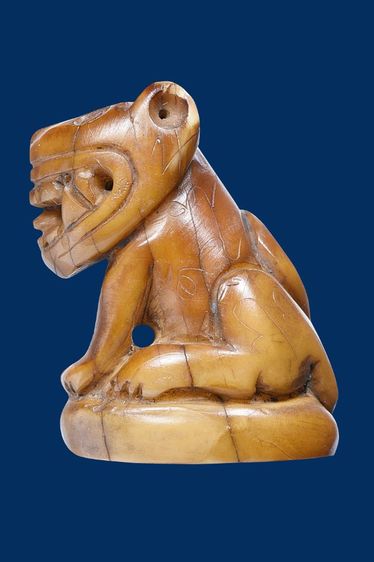 เครื่องรางเสือหลวงพ่อปาน วัดคลองด่าน ขนาดความกว้าง 1.2 เซ็นติเมตร ความยาว 1.5 เซ็นติเมตร รูปที่ 7