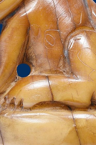 เครื่องรางเสือหลวงพ่อปาน วัดคลองด่าน ขนาดความกว้าง 1.2 เซ็นติเมตร ความยาว 1.5 เซ็นติเมตร รูปที่ 6