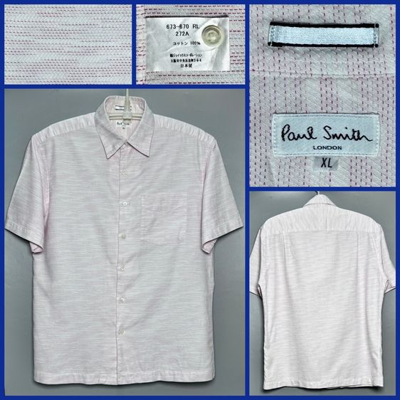 ⚠️รุ่นใหม่‼️เสื้อเชิ้ต Paul Smith ของแท้ สไตล์ลำลอง ลายสวยหายาก