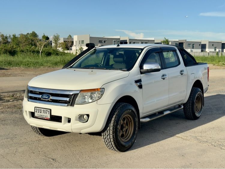 Ford Ranger 2013 2.2 XLT 4WD Pickup ดีเซล ไม่ติดแก๊ส เกียร์ธรรมดา ขาว รูปที่ 4