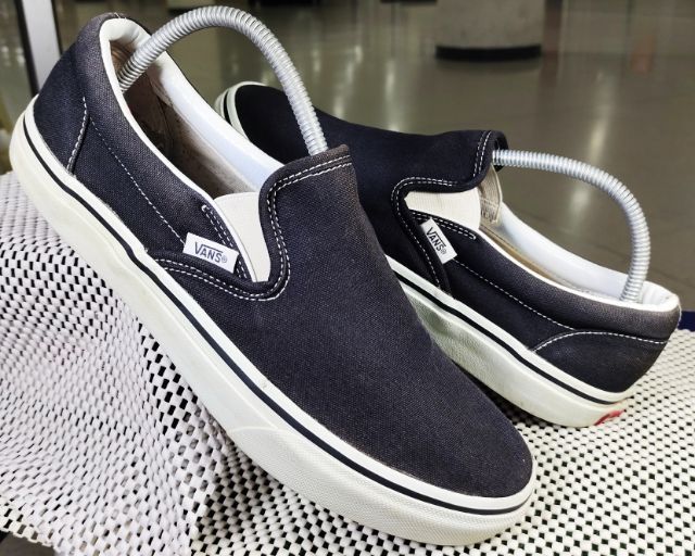 รองเท้า💥VANS Slip - On💥ของแท้‼️สีดำ พื้นเดิม นิ่ม เบา สวยๆ เดิม สภาพดี💥ไซร์ 44.5 รูปที่ 13