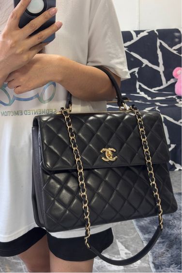 Ch🖤nel Large Trendy CC มือสองแท้💯  รูปที่ 17