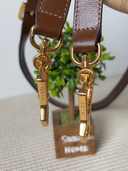 สายกระเป๋าGu🤎ci Horsebit มือสองแท้💯 รูปที่ 7