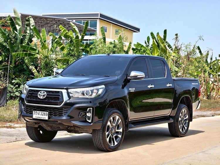 Toyota Hilux Revo 2018 2.4 E Prerunner Pickup ดีเซล ไม่ติดแก๊ส เกียร์อัตโนมัติ ดำ รูปที่ 3