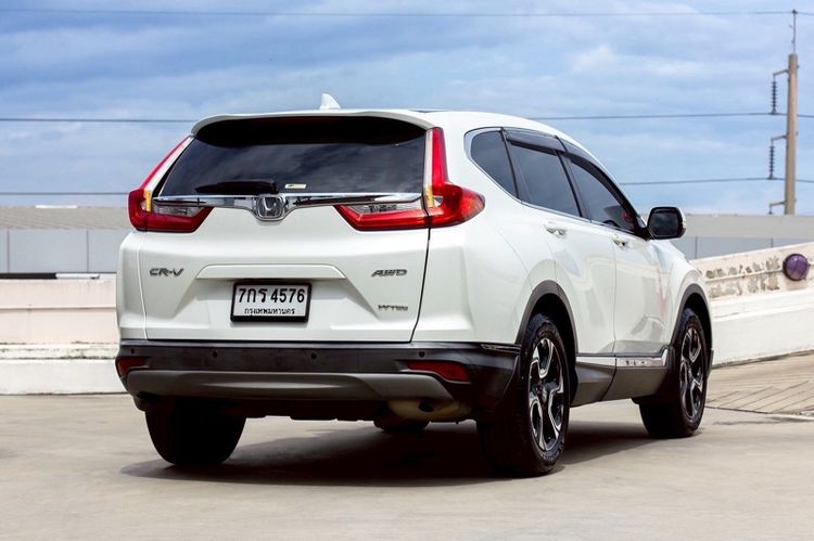 Honda CR-V 2018 2.4 EL 4WD Utility-car เบนซิน ไม่ติดแก๊ส เกียร์อัตโนมัติ ขาว รูปที่ 4