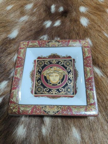 ที่เขี่ยบุหรี่ VERSACE Ashtray Accessory Tray Plate "Medusa" Design Japan แท้  