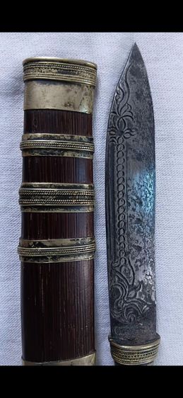 มีดหมอ หลวงพ่อเดิม ขนาด 6 นิ้ว เก่าสวยงามมาก รูปที่ 14