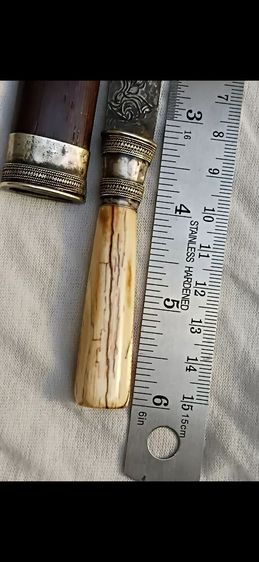 มีดหมอ หลวงพ่อเดิม ขนาด 6 นิ้ว เก่าสวยงามมาก รูปที่ 16