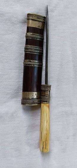 มีดหมอ หลวงพ่อเดิม ขนาด 6 นิ้ว เก่าสวยงามมาก รูปที่ 18