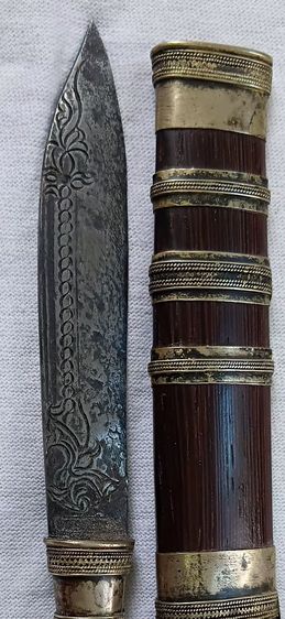 มีดหมอ หลวงพ่อเดิม ขนาด 6 นิ้ว เก่าสวยงามมาก รูปที่ 10