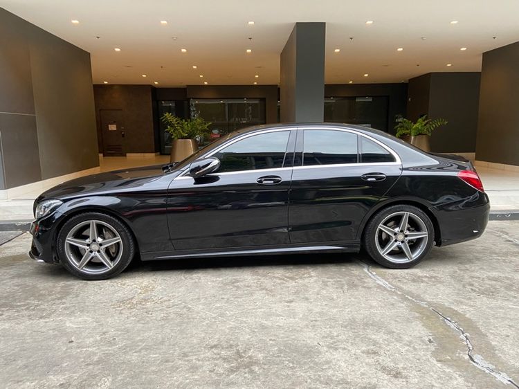 Mercedes-Benz C-Class 2016 C300 Sedan ไฮบริด ไม่ติดแก๊ส เกียร์อัตโนมัติ ดำ รูปที่ 2